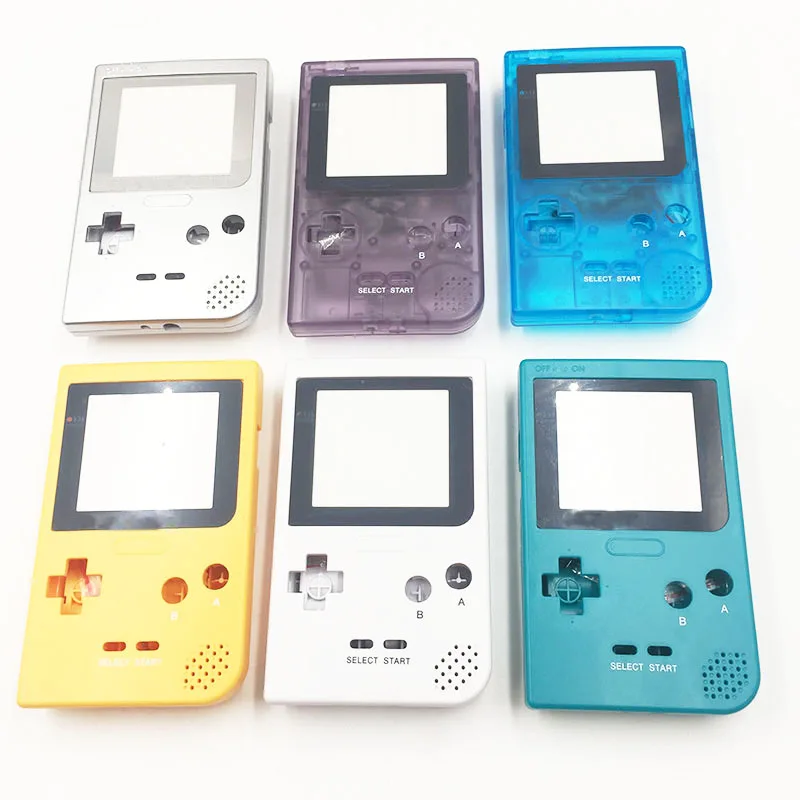 6 шт. пластиковые чехлы для Nintendo GBP GameBoy Pocket System|Запасные части| |