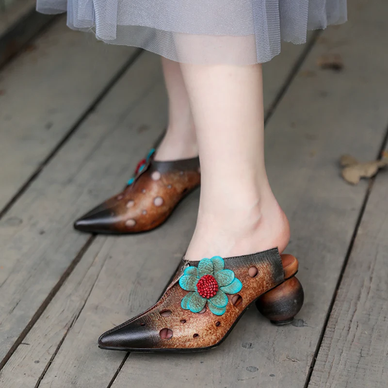 Tayunxing High Heels Genuine Leather Cusp Handmade Shoes Flower Hollow Close Toes Platform Women Sandals 924-72
Tayunxing High Heels Genuine Leather Cusp Handmade Shoes Flower Hollow Close Toes Platform Women Sandals 924-72