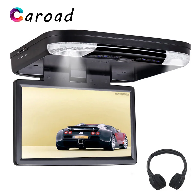Автомобильный DVD плеер Caroad с поддержкой USB SD HDMI IR/FM трансмиттер динамик крепление