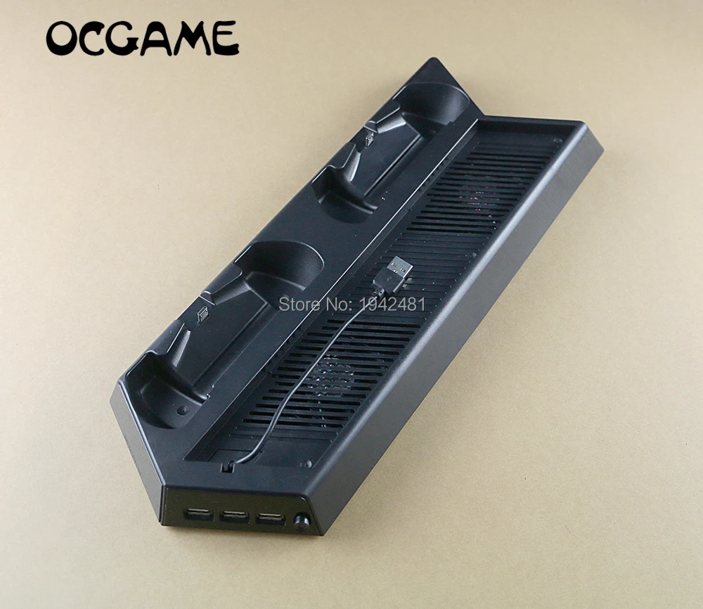 Вертикальная охлаждающая подставка OCGAME с двойным зарядным устройством зарядная