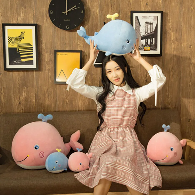 25cm Cute Down Cotton Whale Plush Toy Super Soft Dolphin Pillow Stuffed Toys High Quality Marine life Baby Girl Birthday Gift
25cm Cute Down Cotton Whale Plush Toy Super Soft Dolphin Pillow Stuffed Toys High Quality Marine life Baby Girl Birthday Gift