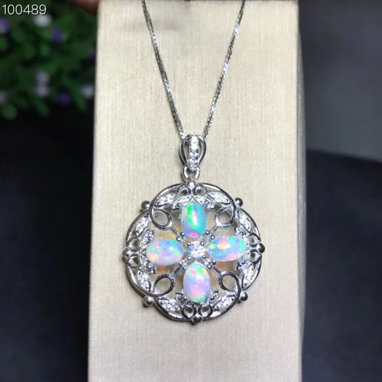 Uloveido Natural Opal Round Wedding Pendant Women 925 Sterling Silver Gemstone Anniversary Necklace Pendant for Women FN275
Uloveido Natural Opal Round Wedding Pendant Women 925 Sterling Silver Gemstone Anniversary Necklace Pendant for Women FN275