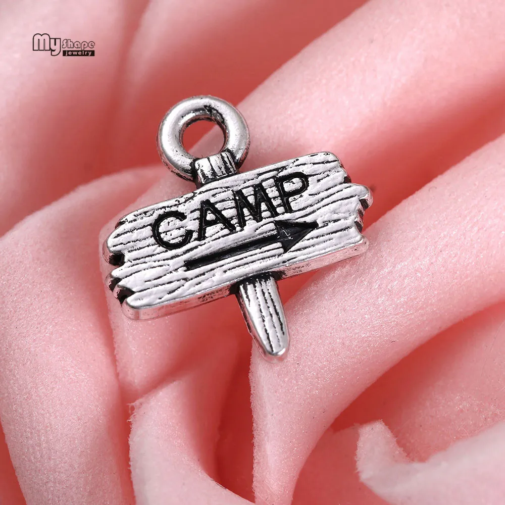 My Shape Antique Silvery Camp Series Guidepost Charms Camping Pendant for Bracelets Adventure Jewelry Accessories Findings 30pcs
My Shape Antique Silvery Camp Series Guidepost Charms Camping Pendant for Bracelets Adventure Jewelry Accessories Findings 30pcs