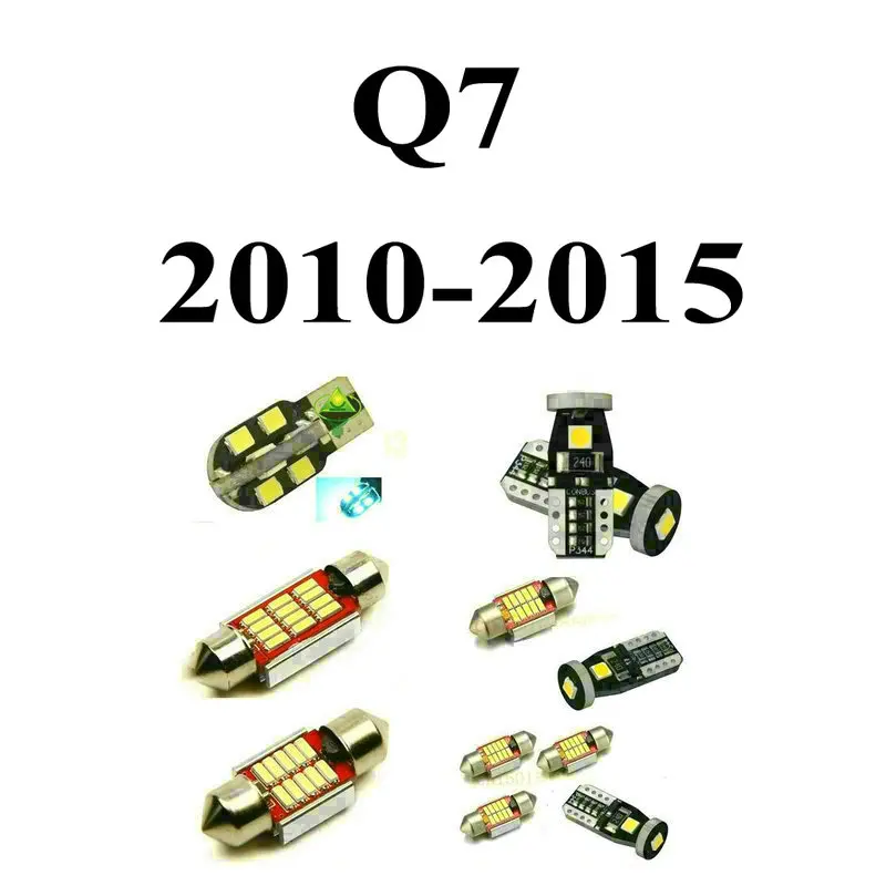 Светодиодные внутренние Автомобильные фары для Audi q7 2010-2015, подавление ошибок, купол, считывание, козырек двери, футвелл, багажник, 16 шт.
Светодиодные внутренние Автомобильные фары для Audi q7 2010-2015, подавление ошибок, купол, считывание, козырек двери, футвелл, багажник, 16 шт.