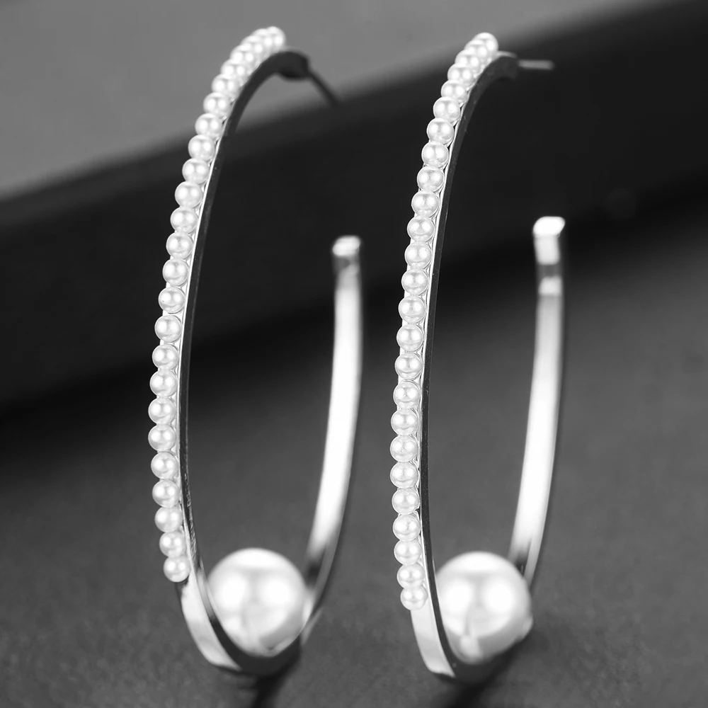 GODKI Luxury Simulated Pearl Hoop Earrings For Women Earrings in Jewelry Charms Elegant Full Mirco Cubic Zircon Dubai Wedding
GODKI Luxury Simulated Pearl Hoop Earrings For Women Earrings in Jewelry Charms Elegant Full Mirco Cubic Zircon Dubai Wedding