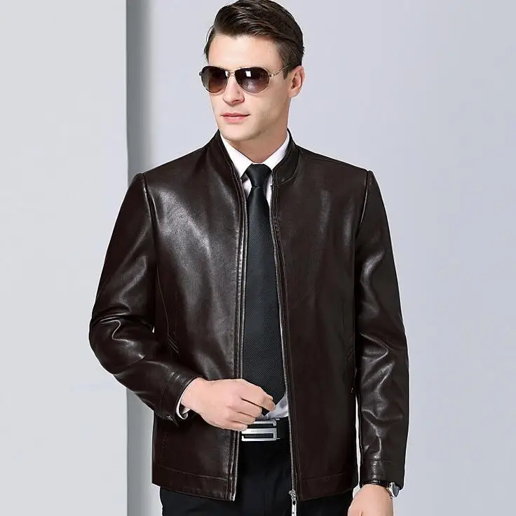 Hot new Men Autumn Spring Leather Clothing Men's Sheep skin Jackets Coats Male Business Casual plus size Genuine leather jacket
Hot new Men Autumn Spring Leather Clothing Men's Sheep skin Jackets Coats Male Business Casual plus size Genuine leather jacket