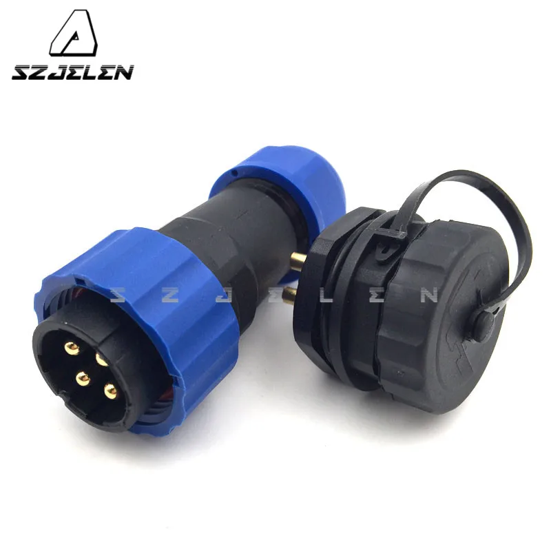 

SD20TP-ZM , IP68 Waterproof 4pins automotive electrical wire connectors, Male female wire connector, Device power connector