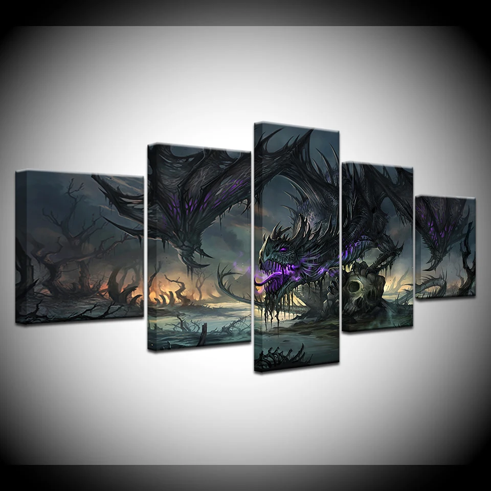 The Amazing dragon 5 Piece Canvas Wallpapers modern Poster Modular art painting for Living Room Home Decor
The Amazing dragon 5 Piece Canvas Wallpapers modern Poster Modular art painting for Living Room Home Decor