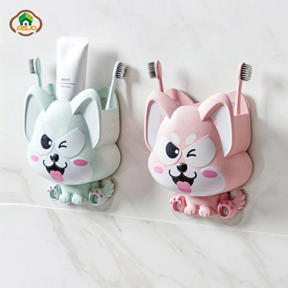 MSJO Children ToothBrush Holders Set Kids Suction Dog Wall Container For 2Pcs Toothbrush Cute Plastic Bathroom Toothpaste Holder
MSJO Children ToothBrush Holders Set Kids Suction Dog Wall Container For 2Pcs Toothbrush Cute Plastic Bathroom Toothpaste Holder