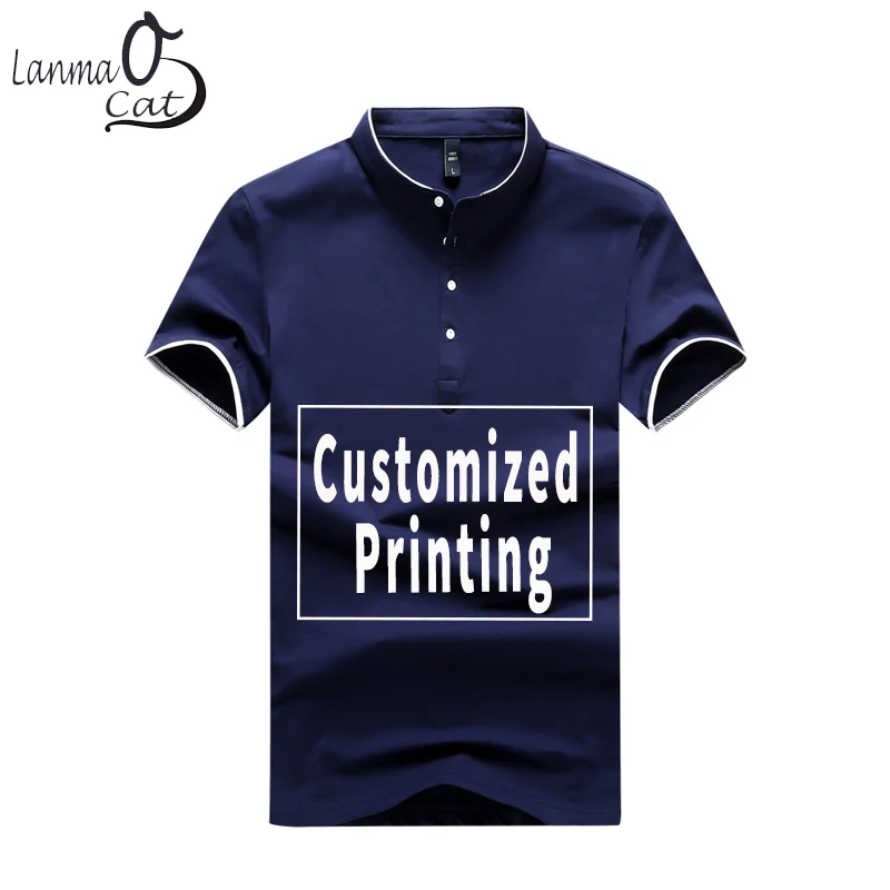 Lanmaocat Plain Color Stand Collar Polo Shirts Men Custom Casual Cotton Polo Clothes Fashion Summer 3XL 4XL DIY
Lanmaocat Plain Color Stand Collar Polo Shirts Men Custom Casual Cotton Polo Clothes Fashion Summer 3XL 4XL DIY
