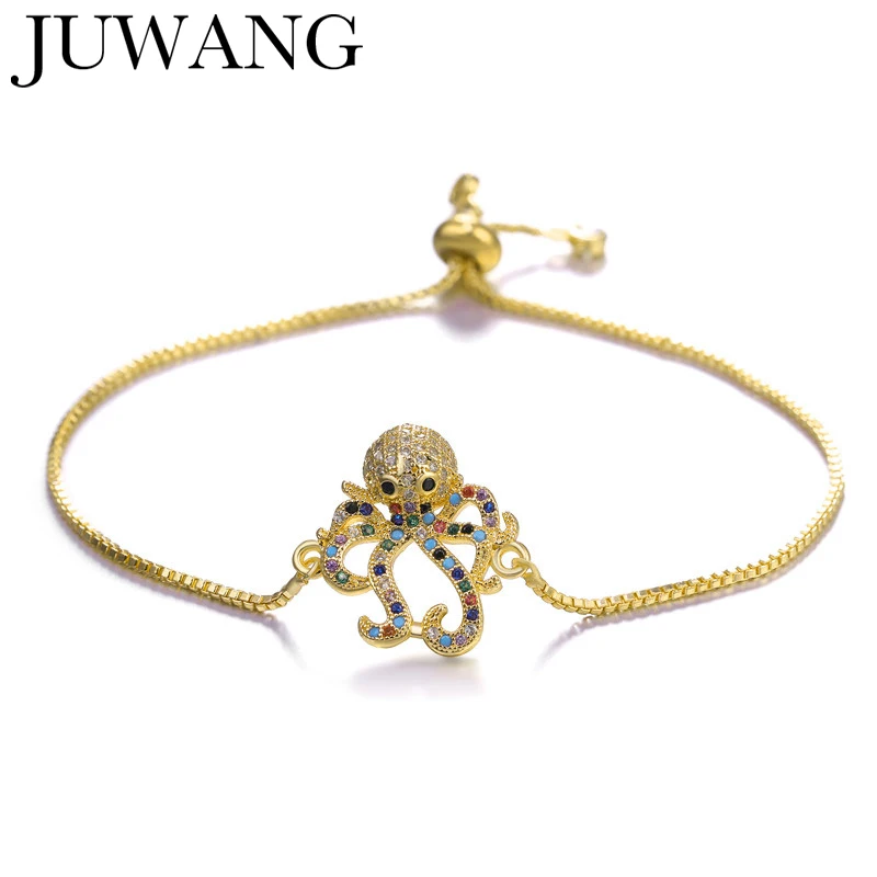 10PC Turtle Sea Turtle Octopus Bracelets bangles Gold Color AAA CZ Zircon Adjustable Chain Charm Bracelets For Women Man Jewelry
10PC Turtle Sea Turtle Octopus Bracelets bangles Gold Color AAA CZ Zircon Adjustable Chain Charm Bracelets For Women Man Jewelry