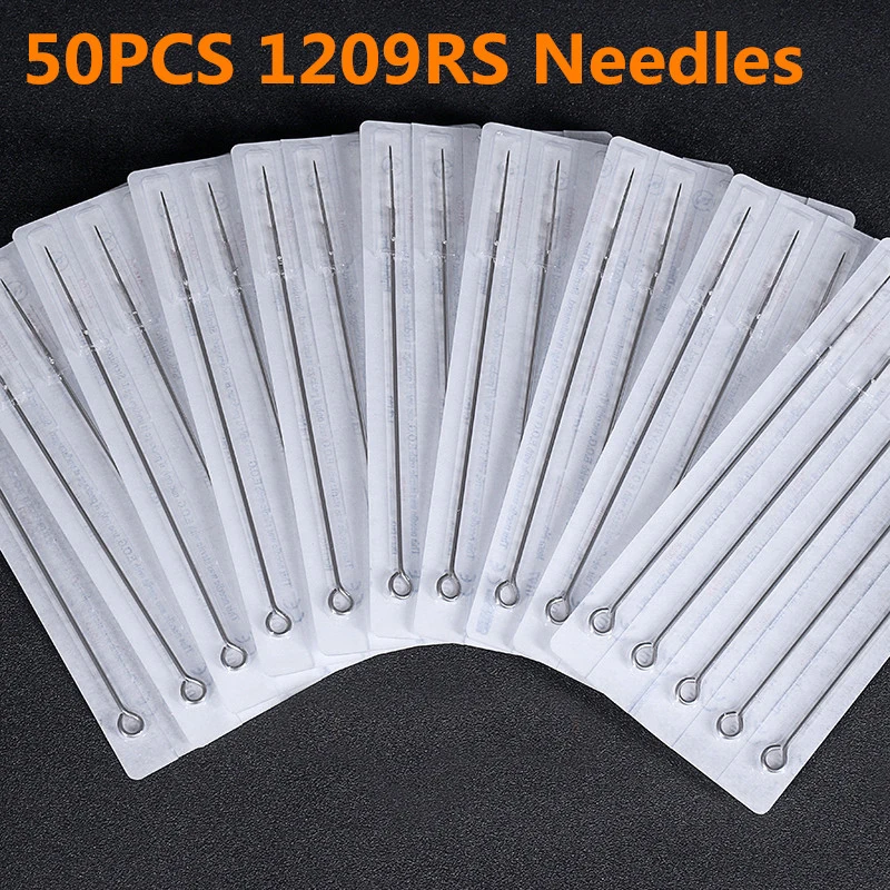 50PCS Professional Tattoo Needles 9RS Round Shaders Sterilize Tattoo Needles Medical Stainless Steel Material
50PCS Professional Tattoo Needles 9RS Round Shaders Sterilize Tattoo Needles Medical Stainless Steel Material