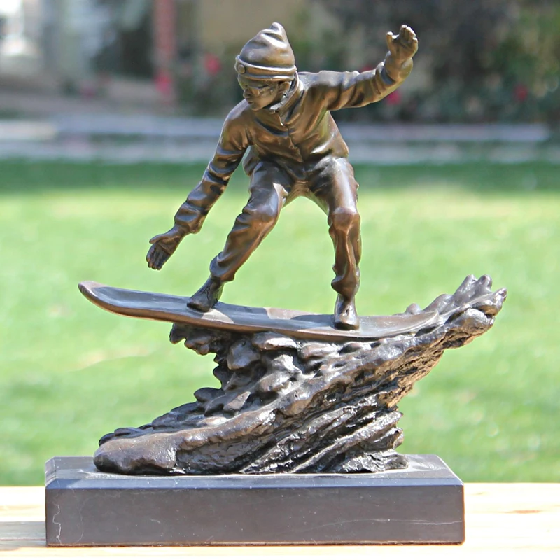 The young people surfing sports plastic s gift boy bronze bronze ornaments Home Furnishing decorationsroom Art Statue
The young people surfing sports plastic s gift boy bronze bronze ornaments Home Furnishing decorationsroom Art Statue