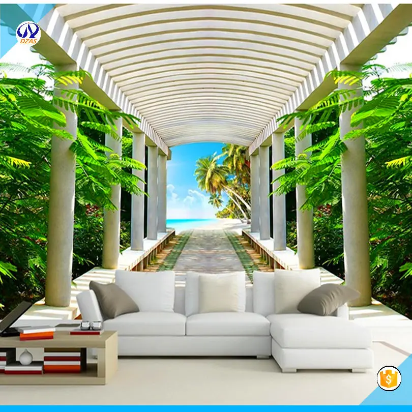 2018 Seamless large murals coconut landscape 3D stereo space extension TV sofa background wallpaper AS-CX non-woven mural
2018 Seamless large murals coconut landscape 3D stereo space extension TV sofa background wallpaper AS-CX non-woven mural