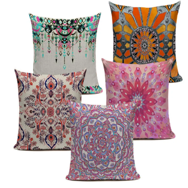 Floral Print Bohemian style Cushion Cover Bedroom Car Cotton Linen Home Decor Sofa Vintage Modern Pillow Custom Pillow Case
Floral Print Bohemian style Cushion Cover Bedroom Car Cotton Linen Home Decor Sofa Vintage Modern Pillow Custom Pillow Case