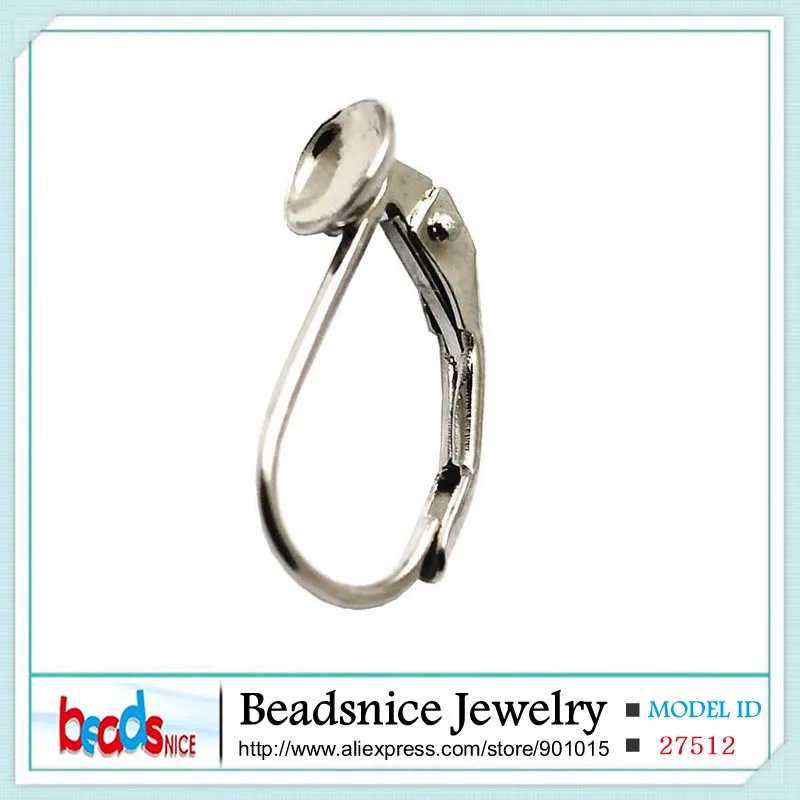 Beadsnice 100% чистое 925 пробы серебряные серьги с французским замком левербэк крюк 5 мм