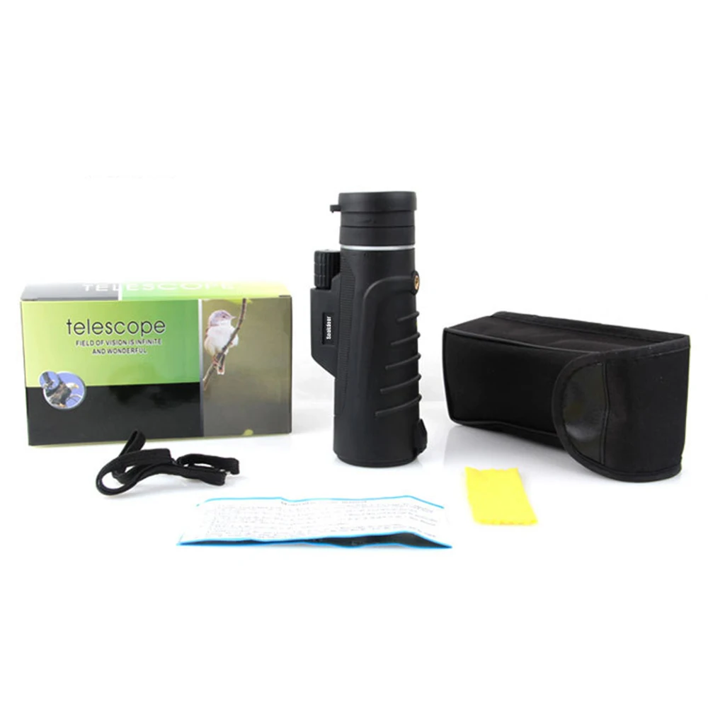 12X50 BAK4 FMC Coating Wide Angle HD Zoom Monocular Telescope with Low Night Vision for Travelling Hunting Camping
12X50 BAK4 FMC Coating Wide Angle HD Zoom Monocular Telescope with Low Night Vision for Travelling Hunting Camping