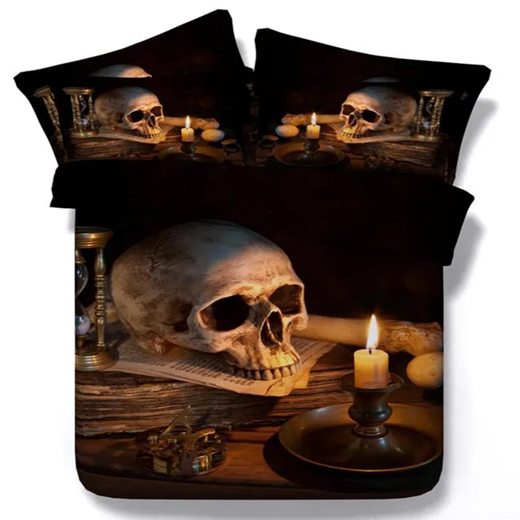Free shipping 3D oil painting 4/5pcs 100%cotton human skeleton/skull/head bedding set twin/full/queen/king/super king size
Free shipping 3D oil painting 4/5pcs 100%cotton human skeleton/skull/head bedding set twin/full/queen/king/super king size