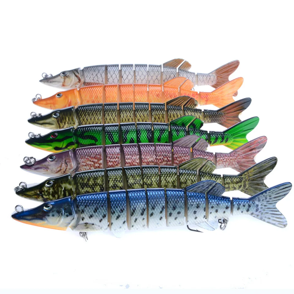 2018 9 секций Swimbait Блесен 20 см/66 г жесткие приманки Искусственные 7 цветов доступны