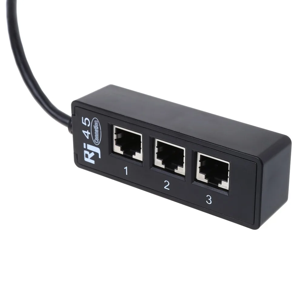 1 to 3 Socket LAN Ethernet Network RJ45 Plug Splitter Extender Adapter Connector Computer Cable Supplies C26
1 to 3 Socket LAN Ethernet Network RJ45 Plug Splitter Extender Adapter Connector Computer Cable Supplies C26