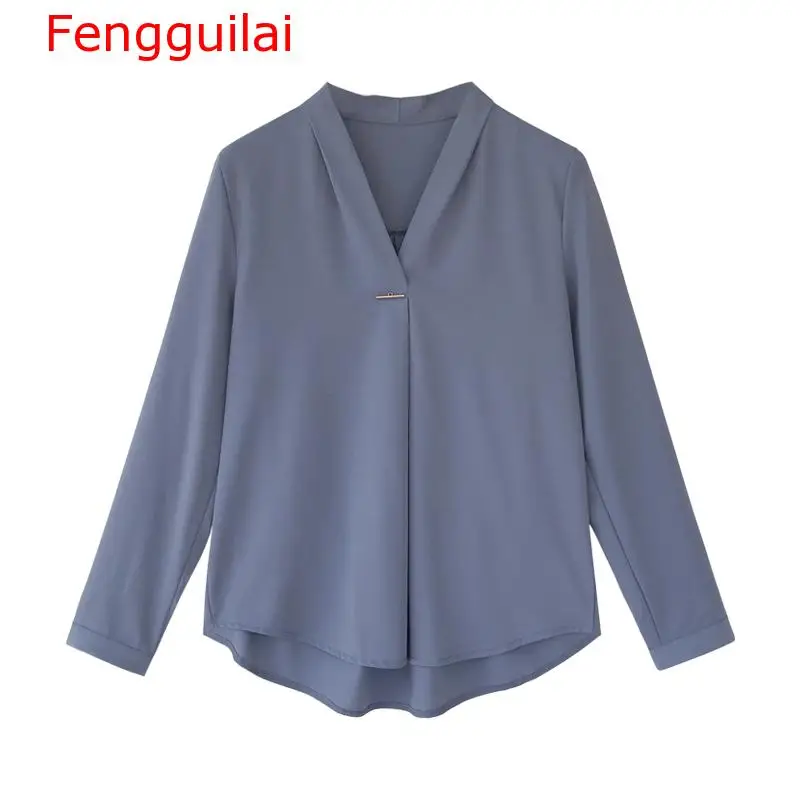 Fengguilai Women Chiffon Blouse Shirt Long Sleeve Women Shirts Fashion Womens Tops And Blouses 2019 3XL 4XL Plus Size Women Tops 
Fengguilai Women Chiffon Blouse Shirt Long Sleeve Women Shirts Fashion Womens Tops And Blouses 2019 3XL 4XL Plus Size Women Tops