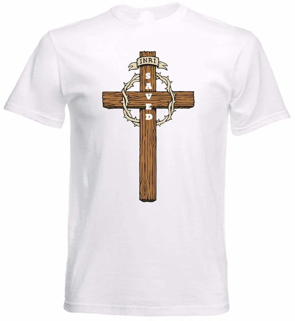 2018 Fashion Men T-Shirt Casual Short Sleeve For Men Clothing Jesus Christ Cross Saved Christian Faith Religious Slogan Men Tees
2018 Fashion Men T-Shirt Casual Short Sleeve For Men Clothing Jesus Christ Cross Saved Christian Faith Religious Slogan Men Tees