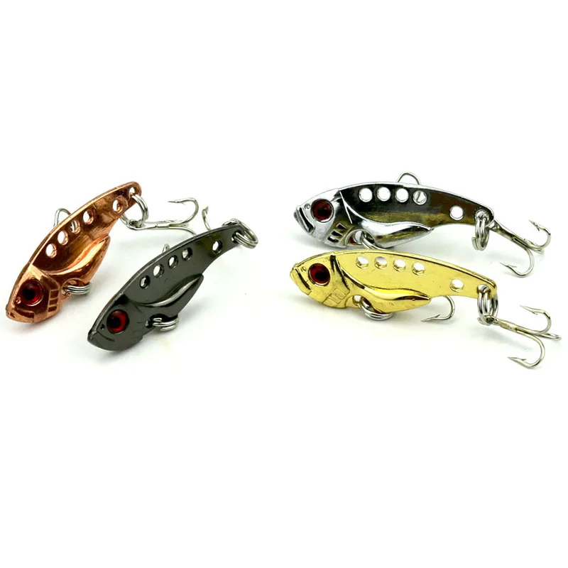 HENGJIA 4pcs 4 color Full swimming layer shock VIB 35mm 3.2g Metal Blade Fishing Hard Lures Fishing Baits
HENGJIA 4pcs 4 color Full swimming layer shock VIB 35mm 3.2g Metal Blade Fishing Hard Lures Fishing Baits