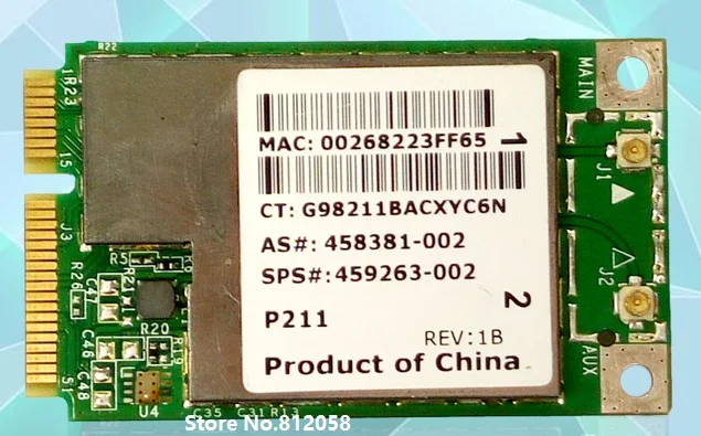 SSEA Новинка для Broadcom 4312 Bcm4312 Bcm94312MCG Беспроводная мини-карта Pci-e для HP SPS 459263-001
SSEA Новинка для Broadcom 4312 Bcm4312 Bcm94312MCG Беспроводная мини-карта Pci-e для HP SPS 459263-001