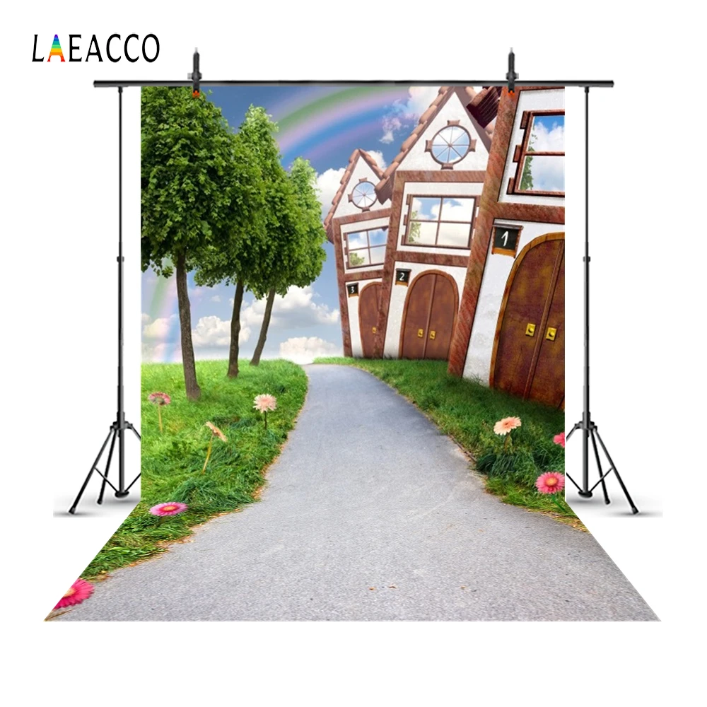 Laeacco Cartoon Passage House Flower Tree Baby Child Photography Backgrounds Customized Photography Backdrops For Photo Studio
Laeacco Cartoon Passage House Flower Tree Baby Child Photography Backgrounds Customized Photography Backdrops For Photo Studio