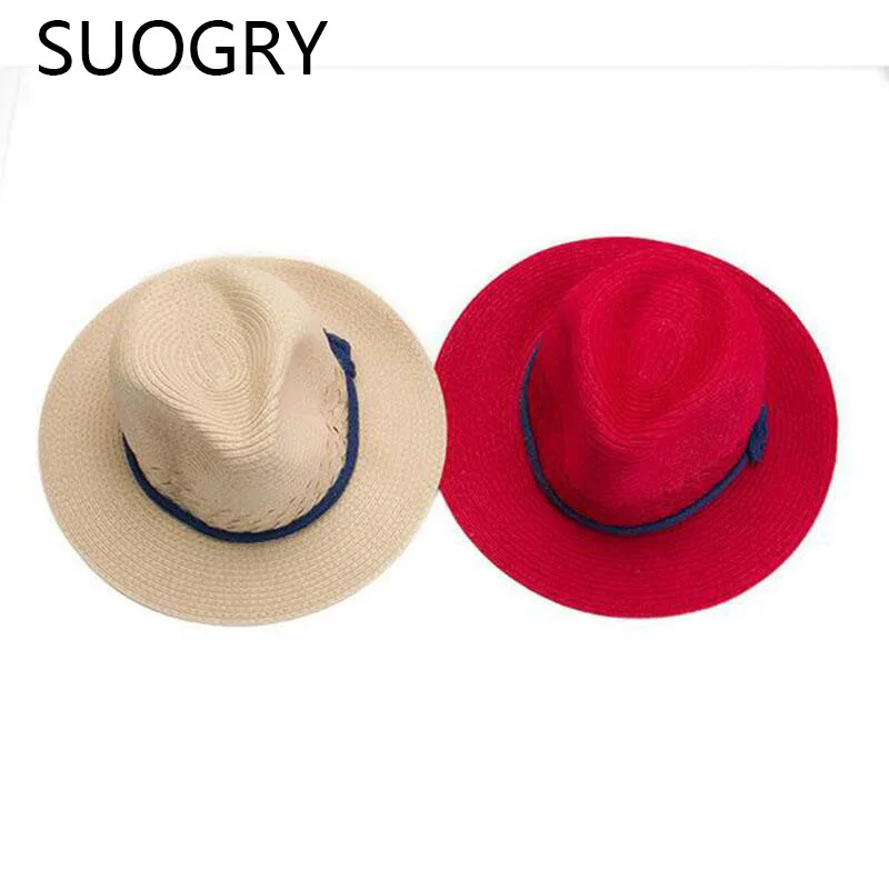 2018 Summer Female Sombreros Classic Red Straw Jazz hat Fashion Unisex Panama sunhats Jazz Hat Beach Hats chapeau de paille
2018 Summer Female Sombreros Classic Red Straw Jazz hat Fashion Unisex Panama sunhats Jazz Hat Beach Hats chapeau de paille