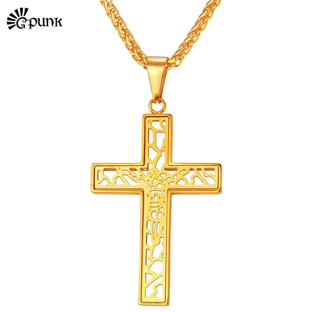 Hollow Cross Byzantine Necklaces & Pendants For Women Men Unique Design yellow Gold color 316L Stainless Steel Necklace P2064G
Hollow Cross Byzantine Necklaces & Pendants For Women Men Unique Design yellow Gold color 316L Stainless Steel Necklace P2064G