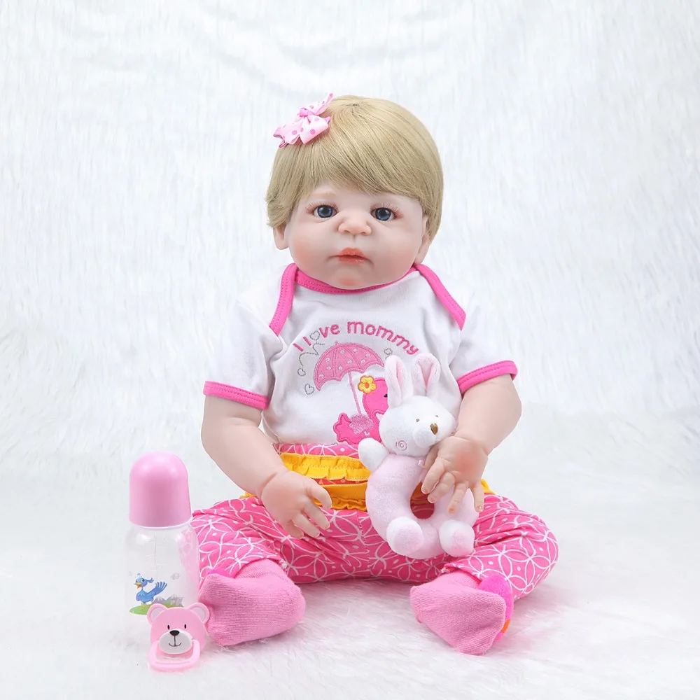 22 "blond hair reborn baby dolls full body silicone reborn dolls for children baby gift live reborn bonecas
22 "blond hair reborn baby dolls full body silicone reborn dolls for children baby gift live reborn bonecas