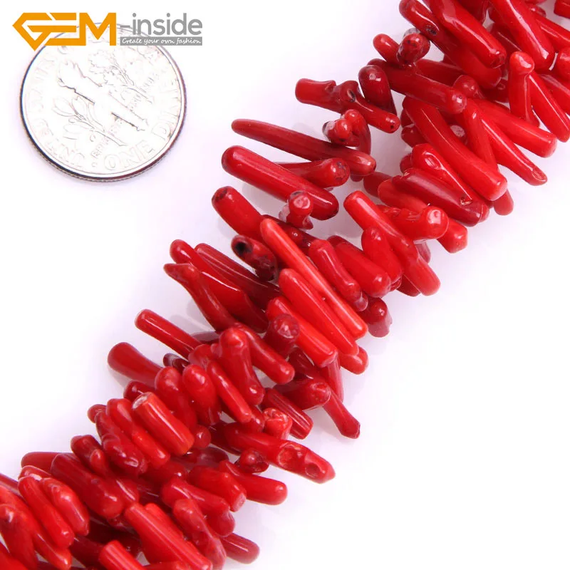 Natural Stick Shape Coral Beads For Jewelry Making strand 15 inch Simi-precious Gem stone bead for bracelet Necklace Making DIY
Natural Stick Shape Coral Beads For Jewelry Making strand 15 inch Simi-precious Gem stone bead for bracelet Necklace Making DIY
