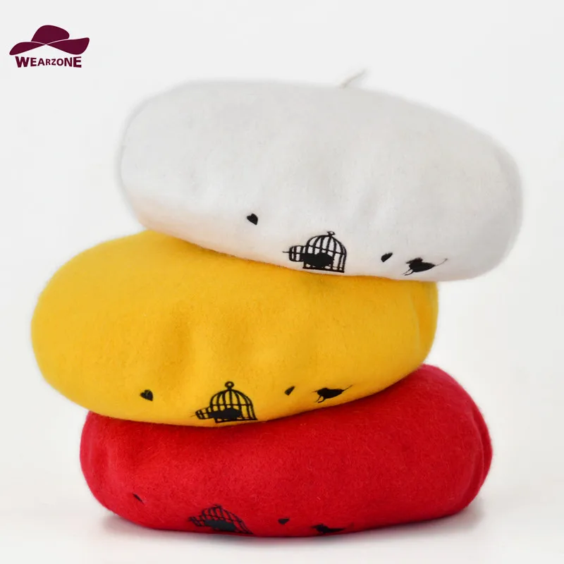 Winter hats for women Berets Knitted 100% wool beret mujer Embroidered cartoon Pattern Berets Hats Berets Warm Caps lidies hat
Winter hats for women Berets Knitted 100% wool beret mujer Embroidered cartoon Pattern Berets Hats Berets Warm Caps lidies hat