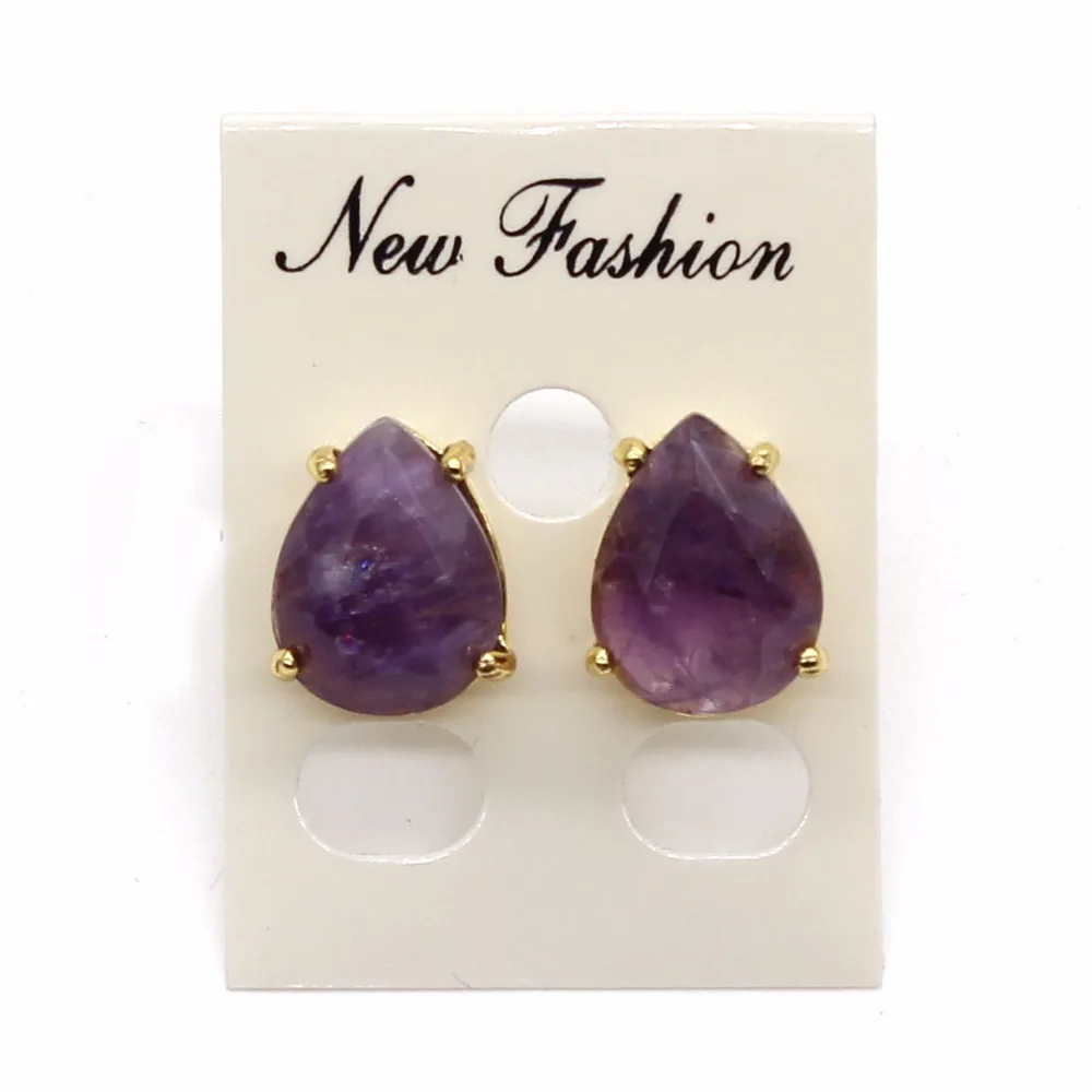 Trendy-beads Elegant Style Light Yellow Gold Color Amethysts Stud Earrings For Women Water Drop Jewelry
Trendy-beads Elegant Style Light Yellow Gold Color Amethysts Stud Earrings For Women Water Drop Jewelry