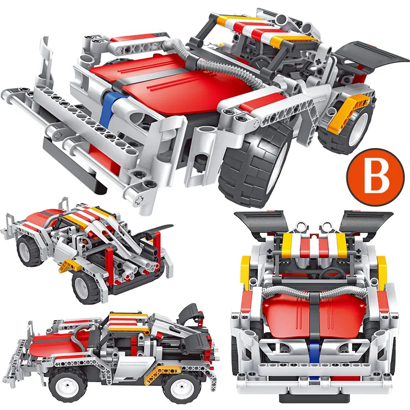 408Pcs Transform Mechanical Master Remote Control Car Bricks Compatible High-tech RC Car City Building Blocks Kids Toys
408Pcs Transform Mechanical Master Remote Control Car Bricks Compatible High-tech RC Car City Building Blocks Kids Toys