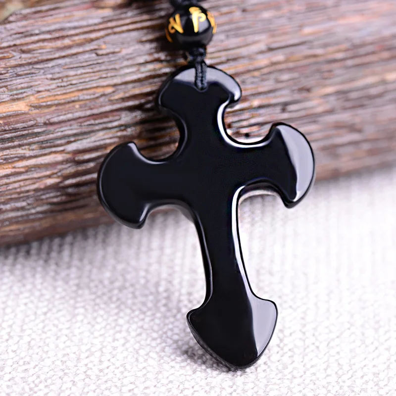 Drop Shipping jewelry Obsidian Pendant Necklace Cross Pendant Jewelry for Men Womens Pendants
Drop Shipping jewelry Obsidian Pendant Necklace Cross Pendant Jewelry for Men Womens Pendants