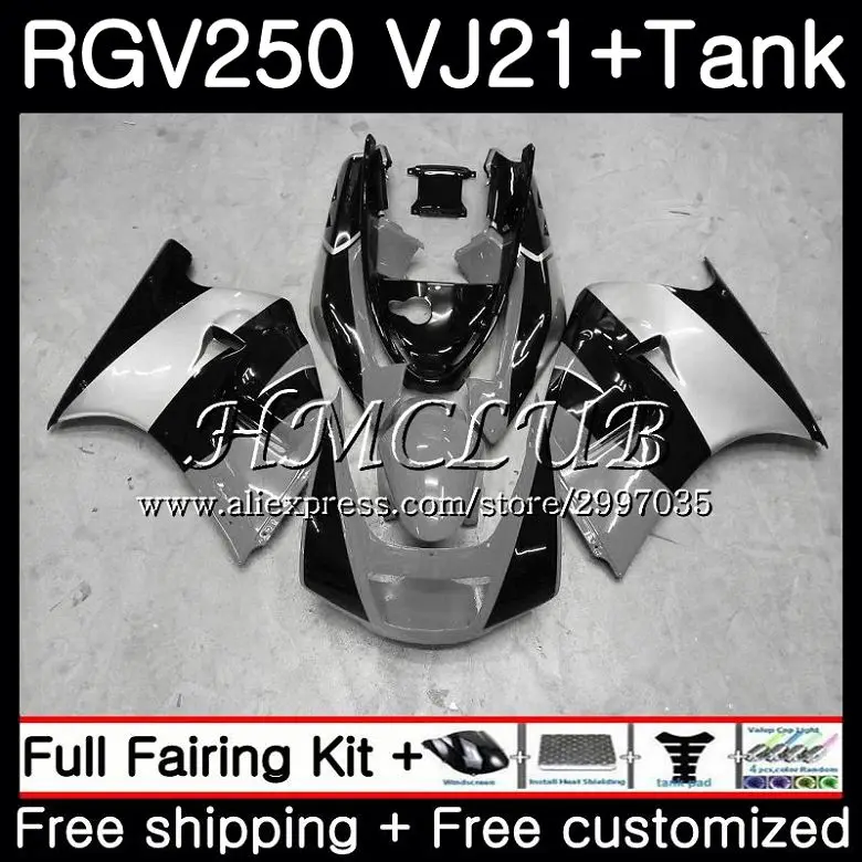 Body +Grey silvery Tank For SUZUKI VJ21 VJ22 VJ23 RGV250 1988 1989 41HC.21 RGV-250 VJ 21 22 23 SAPC RGV 250 88 89 Fairing kit
Body +Grey silvery Tank For SUZUKI VJ21 VJ22 VJ23 RGV250 1988 1989 41HC.21 RGV-250 VJ 21 22 23 SAPC RGV 250 88 89 Fairing kit