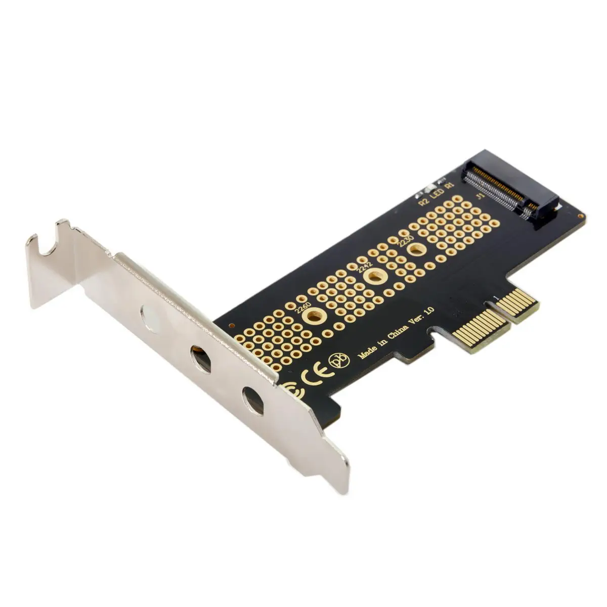 Chenyang Low Profile PCI-E 3.0 x4 Lane to M.2 NGFF M-Key SSD Nvme AHCI PCI Express Adapter Card
Chenyang Low Profile PCI-E 3.0 x4 Lane to M.2 NGFF M-Key SSD Nvme AHCI PCI Express Adapter Card