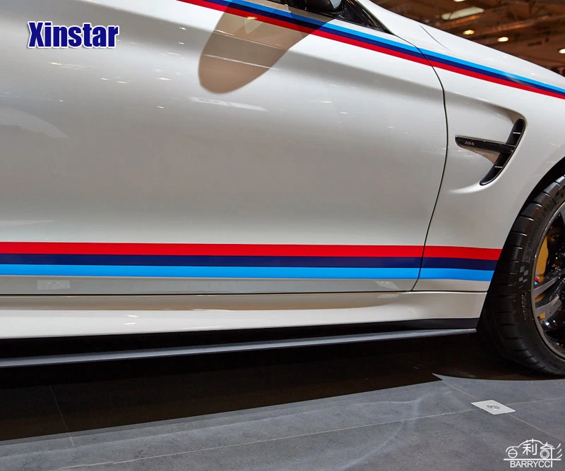 1 Набор M power performance Автомобильная дверная наклейка для BMW F30 F10 E60 E90 E46 X1 X3 X4 X5 X7 |