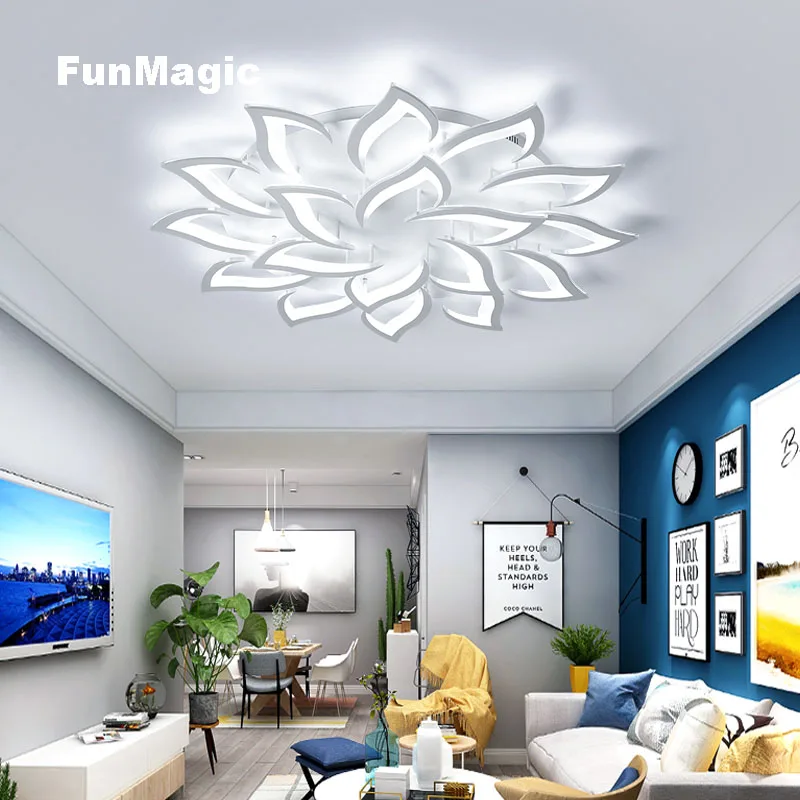 Modern Romantic Acrylic Petaloid Living Room Lighting LED Ceiling Light Bedroom Surface Mount Fixture Dining Room Dimming Lamp
Modern Romantic Acrylic Petaloid Living Room Lighting LED Ceiling Light Bedroom Surface Mount Fixture Dining Room Dimming Lamp