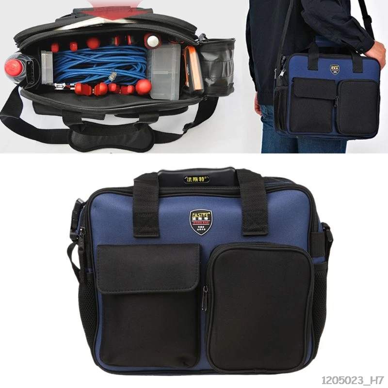 600D Repair Tool Kit Shoulder Bag Portable Handbag Storage Case Pouch Organizer With Reflective Strip For Worker Gardening
600D Repair Tool Kit Shoulder Bag Portable Handbag Storage Case Pouch Organizer With Reflective Strip For Worker Gardening