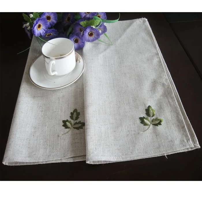 10 pcs Napkin Cloth Linen Leaves Tablecloth Embroidery Handkerchief 40x40cm Restaurant Home Use European Style
10 pcs Napkin Cloth Linen Leaves Tablecloth Embroidery Handkerchief 40x40cm Restaurant Home Use European Style