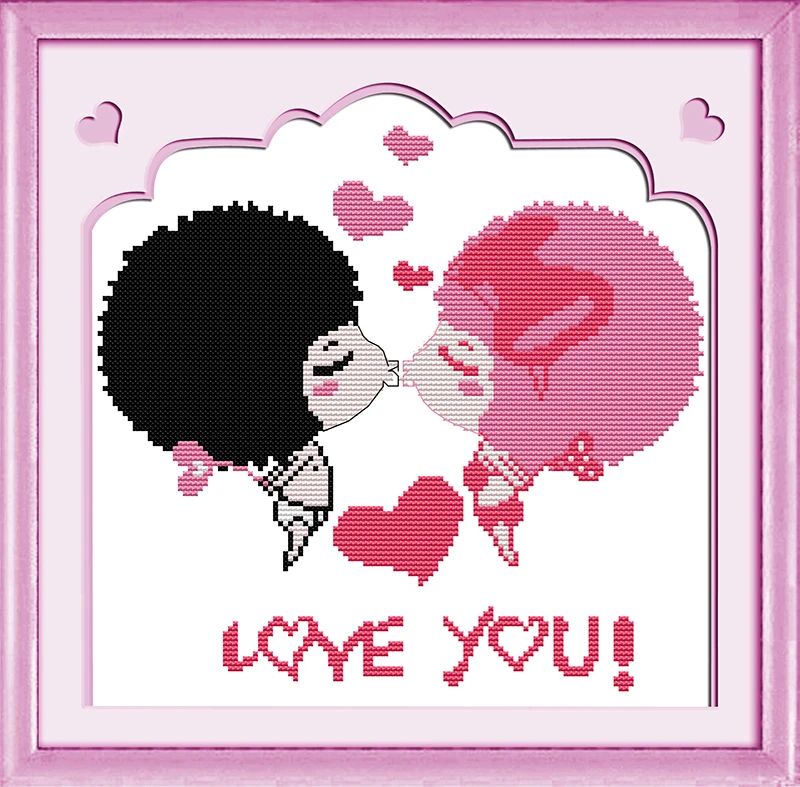 Little lovers cross stitch kit cartoon 14ct 11ct count print canvas stitches embroidery DIY handmade needlework plus
Little lovers cross stitch kit cartoon 14ct 11ct count print canvas stitches embroidery DIY handmade needlework plus