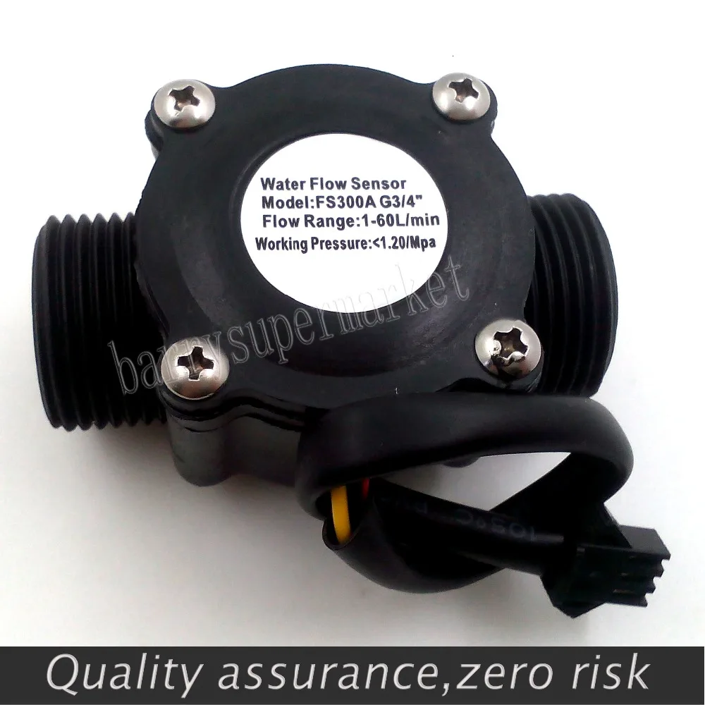 10pcs Water Flow meter Hall flow Sensor Flowmeter pool float switch indicator Counter for water heater fuel gauge 1-60L/min G3/4
10pcs Water Flow meter Hall flow Sensor Flowmeter pool float switch indicator Counter for water heater fuel gauge 1-60L/min G3/4
