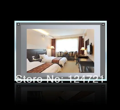 Wall mounted advertising frame a3 acrylic led light box frameless 2014 new style display board free shipping
Wall mounted advertising frame a3 acrylic led light box frameless 2014 new style display board free shipping