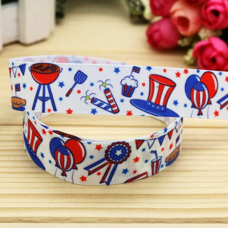 7/8'' Free shipping 4th of july printed grosgrain ribbon hair bow headwear party decoration wholesale OEM 22mm H4961 
7/8'' Free shipping 4th of july printed grosgrain ribbon hair bow headwear party decoration wholesale OEM 22mm H4961