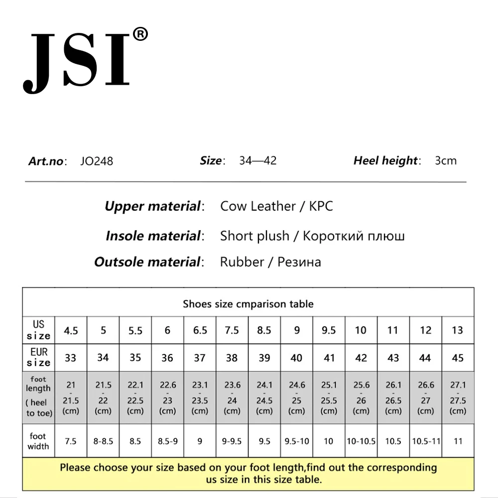 JSI Casual Genuine Leather Med Heel Women Boots Fashion Round Toe Square Heel Shoes Casual Solid Ladies Knee-High Boots JO248
JSI Casual Genuine Leather Med Heel Women Boots Fashion Round Toe Square Heel Shoes Casual Solid Ladies Knee-High Boots JO248