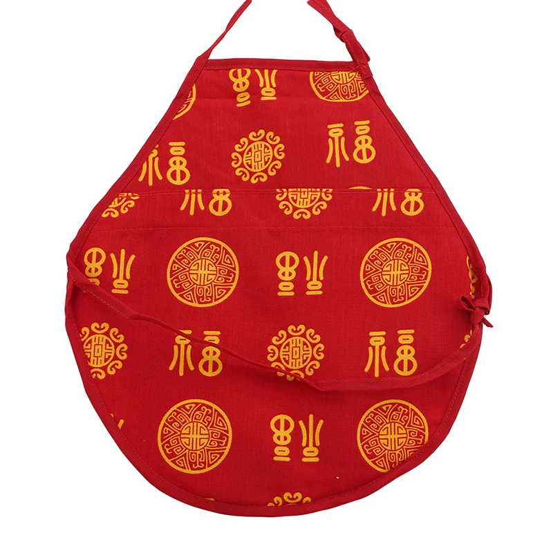 Newborn Babies Pure Cotton Festival Clothing Bibs Kids Underwear Chinese Style Red Belly Pockets Apron For Baby Feeding Cloth
Newborn Babies Pure Cotton Festival Clothing Bibs Kids Underwear Chinese Style Red Belly Pockets Apron For Baby Feeding Cloth
