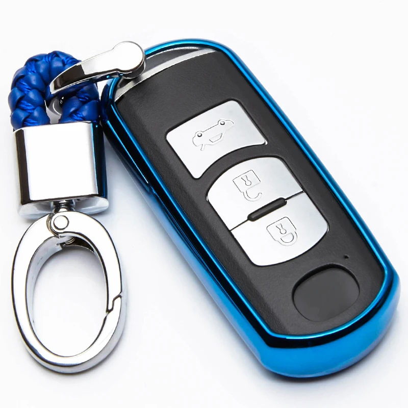 KUKAKEY TPU Car Key Cover Case For Mazda 3 6 CX5 CX7 323 626 Familia CX-3 CX-5 Demio Remote Key Case Fob Shell Skin Holder
KUKAKEY TPU Car Key Cover Case For Mazda 3 6 CX5 CX7 323 626 Familia CX-3 CX-5 Demio Remote Key Case Fob Shell Skin Holder